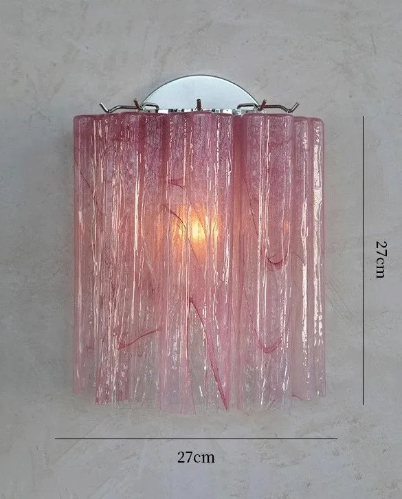 Art Deco Stained Glass Tube Chandelier for Dining Room Kitchen Island Lighting Home Decor Luxury Ceiling Pendant Lamp
