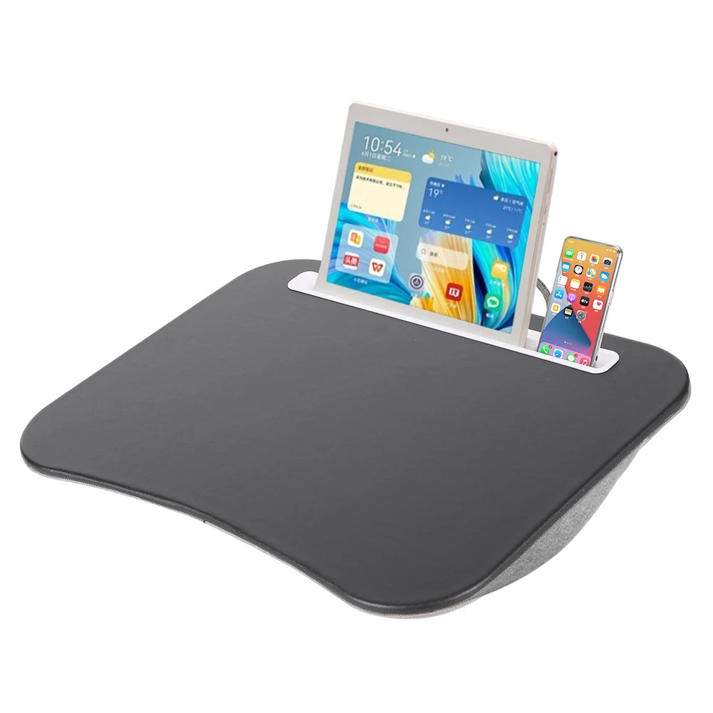 MUMUCC Multifunctional Laptop Desk with Cushion, Foam Particle Pillow Table & Hard Mouse Pad