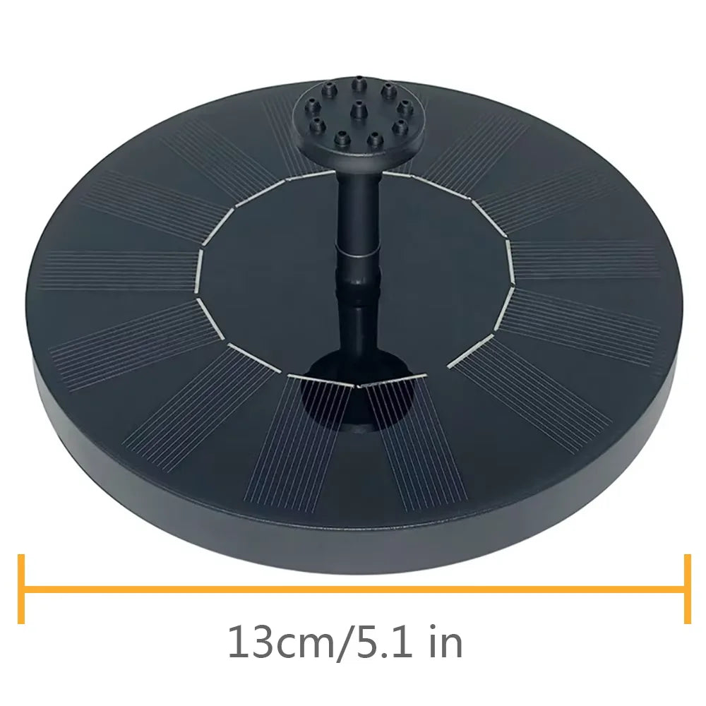 Mini Solar Water Fountain for Pool Pond Waterfall Garden Decoration Outdoor Bird Bath Floating