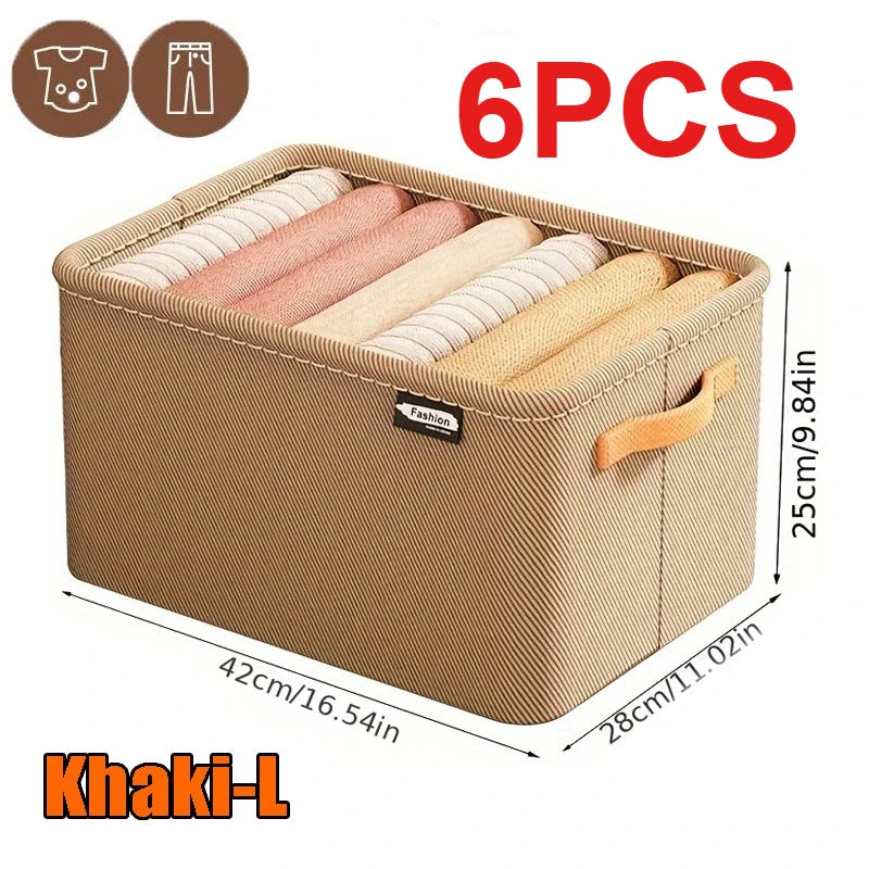Thicken Clothes Organizer - Pants, Sweater and Jeans Storage Box for Wardrobe Drawers and Cabinets
