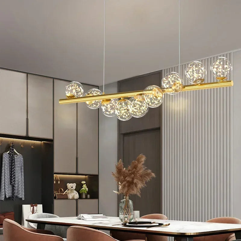Nordic Luxury Suspension Ceiling Chandelier for Living Room, Kitchen & Office
