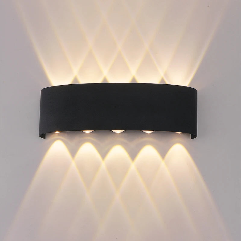 Up and Down LED Wall Lamp - Waterproof Wall Light for Bedroom, Living Room, Corridor, Indoor and Outdoor Lighting