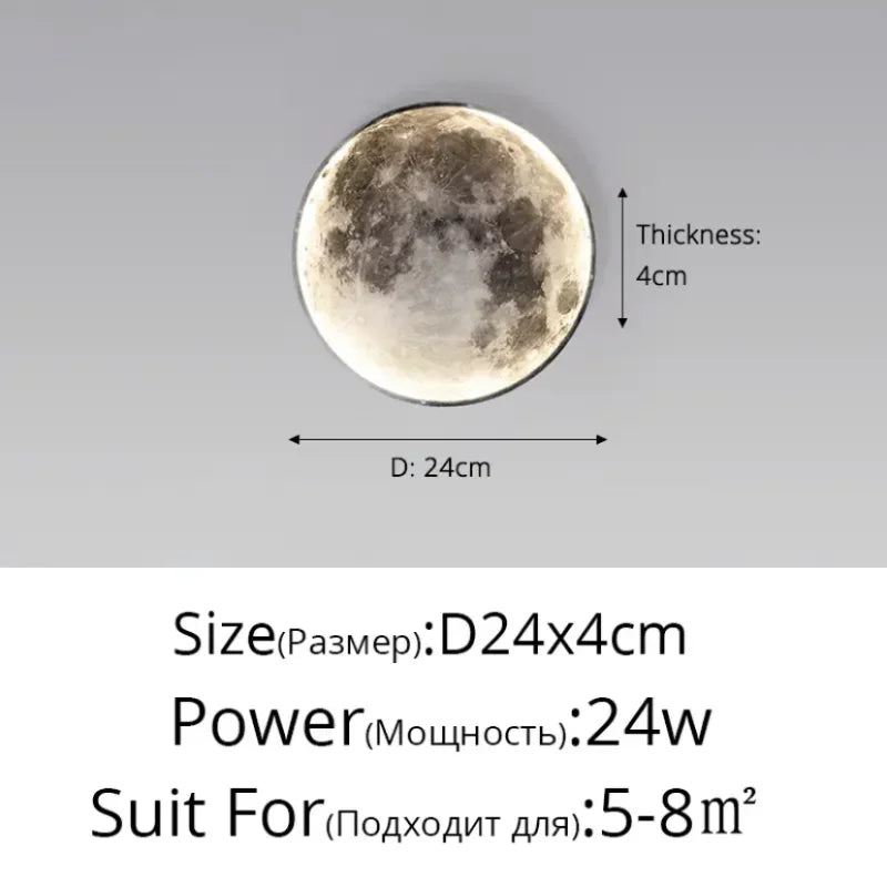 Nordic Modern Lunar Wall Light - Interior Decoration Lamp