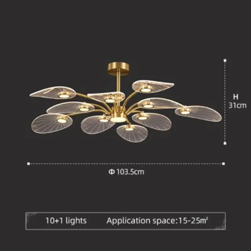 Modern Living Room Ceiling Chandelier Pendant Light for Study Bedroom Dining Room & Kitchen Interior Decoration