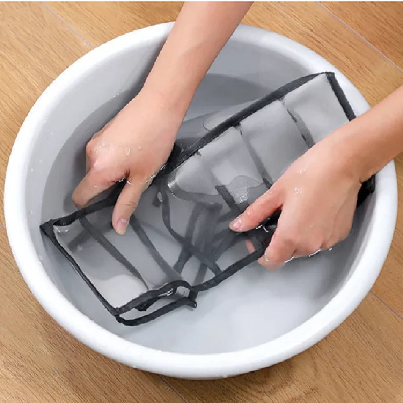 Collapsible Underwear Storage Box Nylon Organizer Dormitory Bra Storage Breathable Mesh Bag