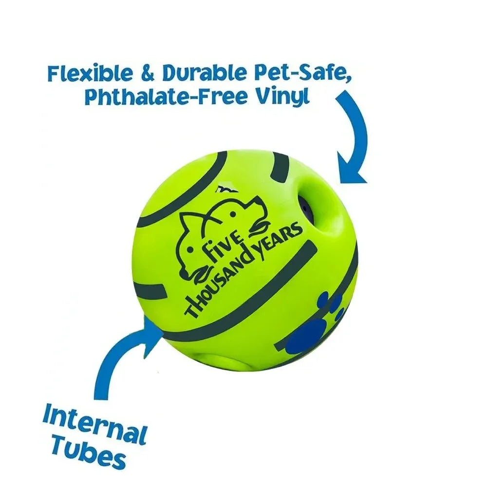 Funny Interactive Giggle Ball for Dog IQ Training, Stimulating Mental Exercise Pet Toy
