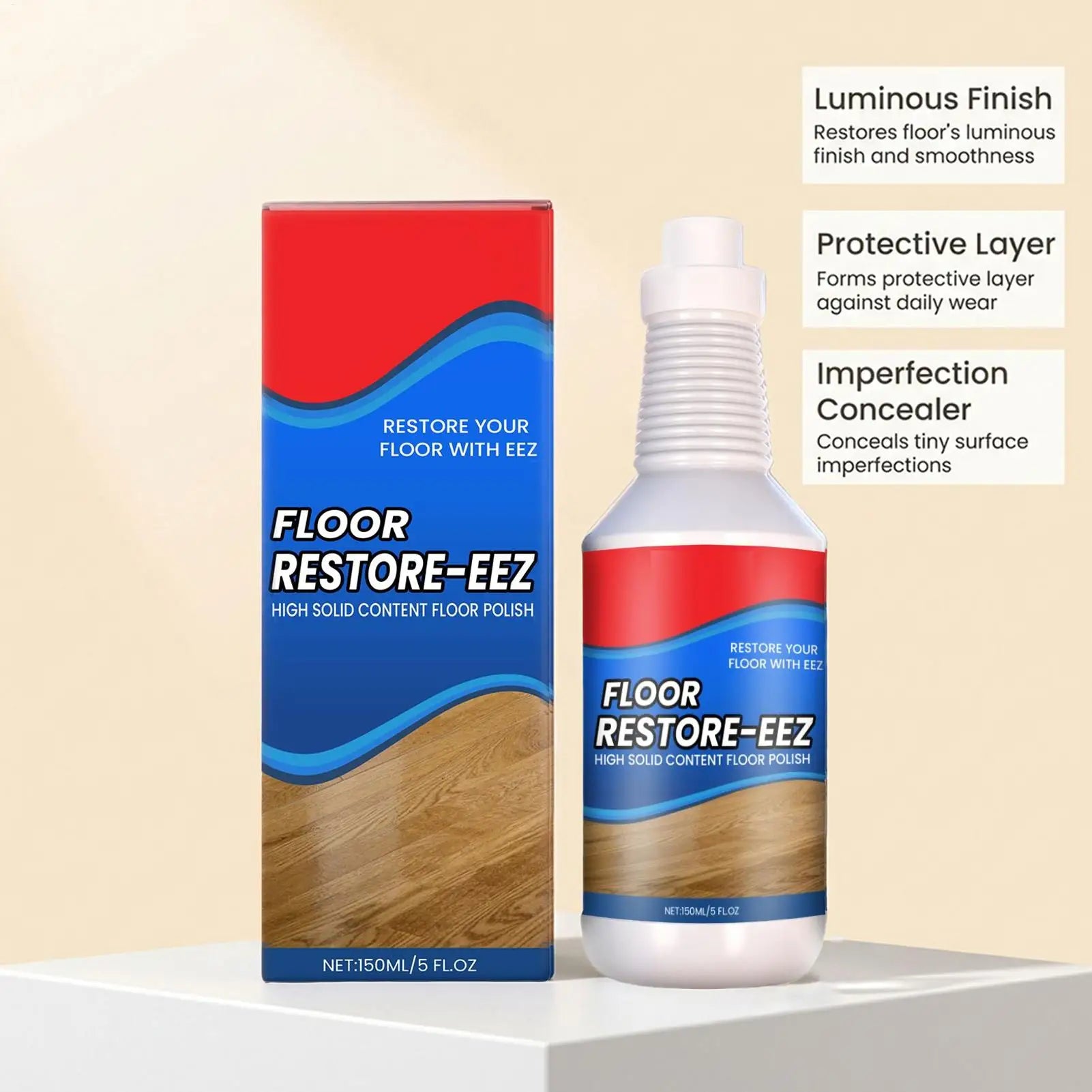 Floor Restore Solution Flooring Renewal Agent Wood Floor Polishing Care for Home Apartment Living Room