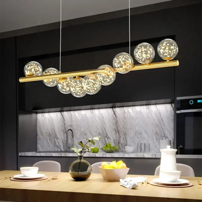 Nordic Luxury Suspension Ceiling Chandelier for Living Room, Kitchen & Office