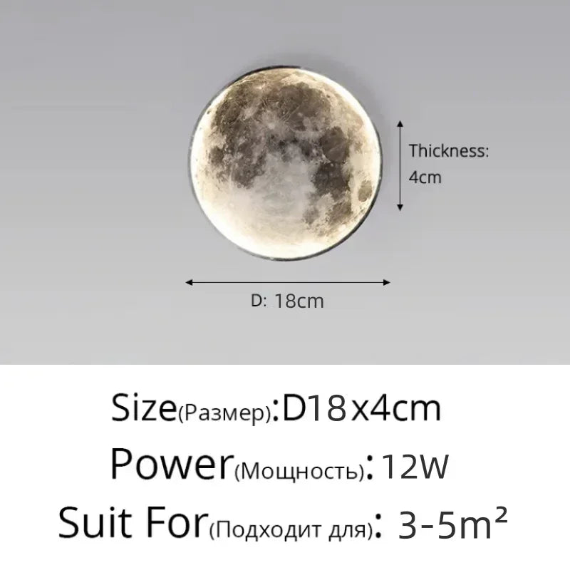 Nordic Modern Lunar Wall Light - Interior Decoration Lamp