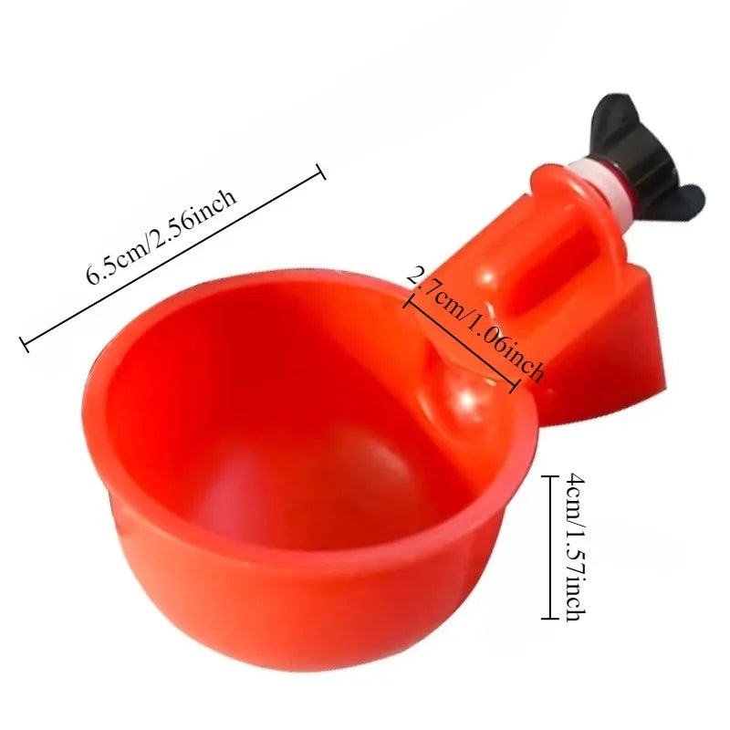 Chicken Drinking Bowl Poultry Automatic Water Dispenser Pigeon Small Chick Feeding Bowl