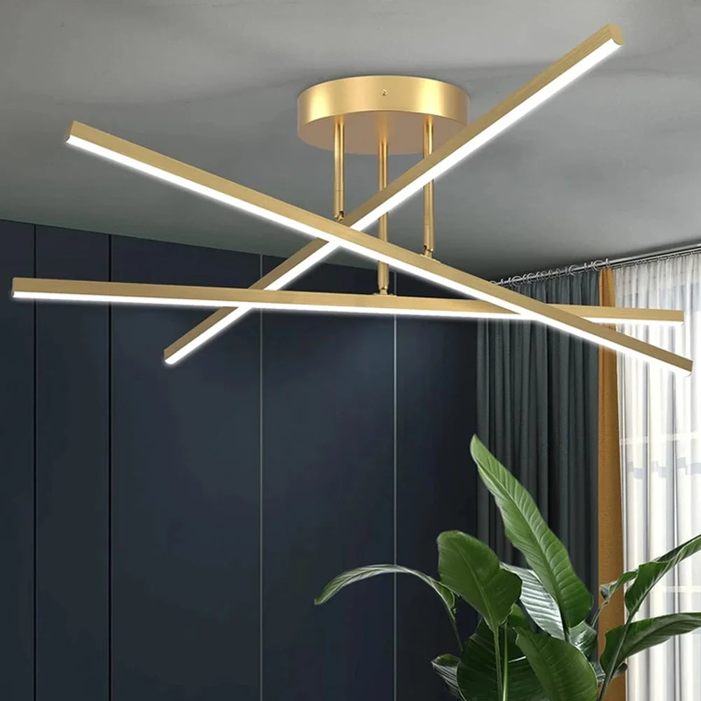 Nordic Modern LED Ceiling Lamp Chandelier for Living Room Dining Room Bedroom