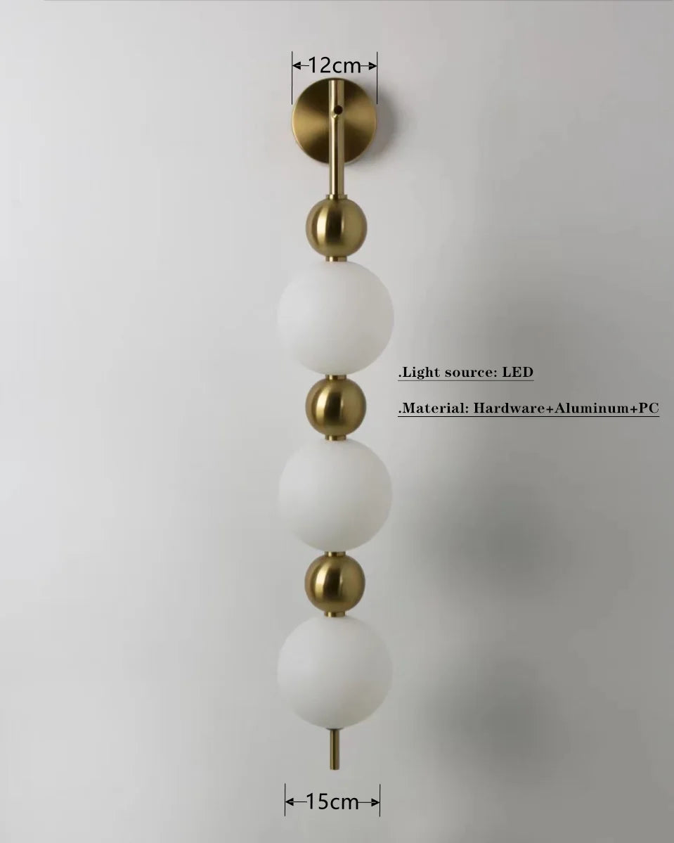 Nordic Magic Bean Round Chandelier - Modern Minimalist Lamp for Living Room, Bedroom & Restaurant