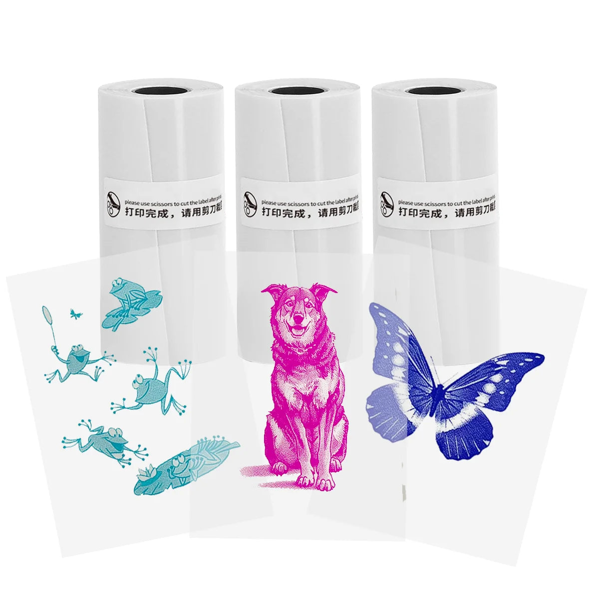Thermal Mini Printer - Portable Inkless Bluetooth Sticker Maker and Pocket Photo Printer for Children DIY