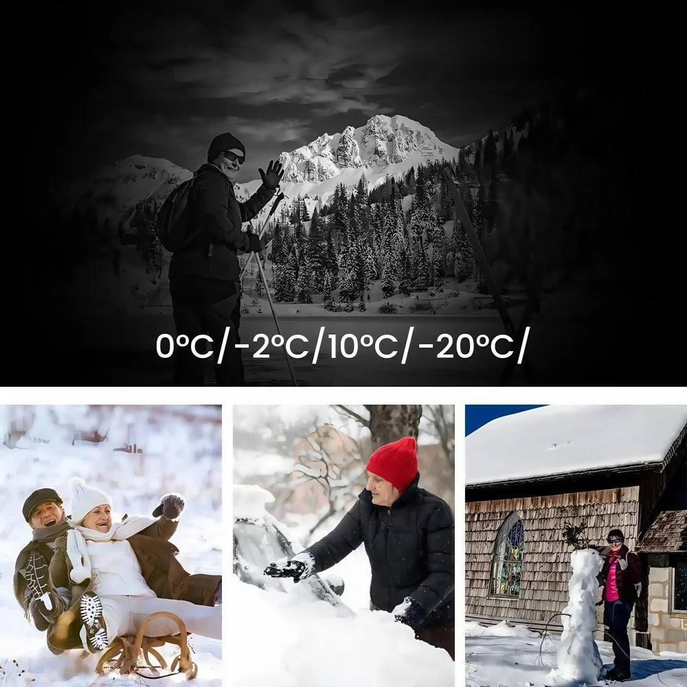 Smart USB Heated Jacket for Men and Women Winter Heated Clothing Ski Camping Waterproof Self Heating Warm Coat