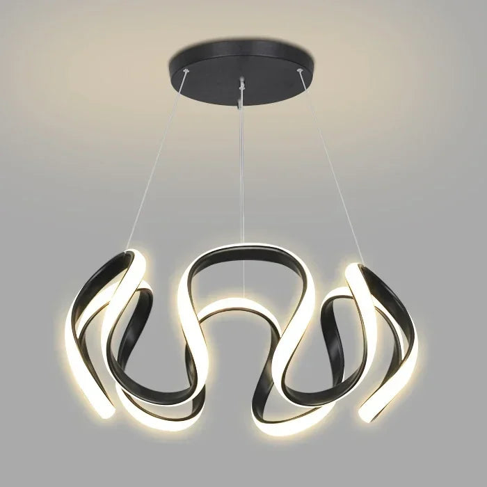 Modern Nordic Minimalist Luxury LED Pendant Chandelier for Living, Dining & Bedroom