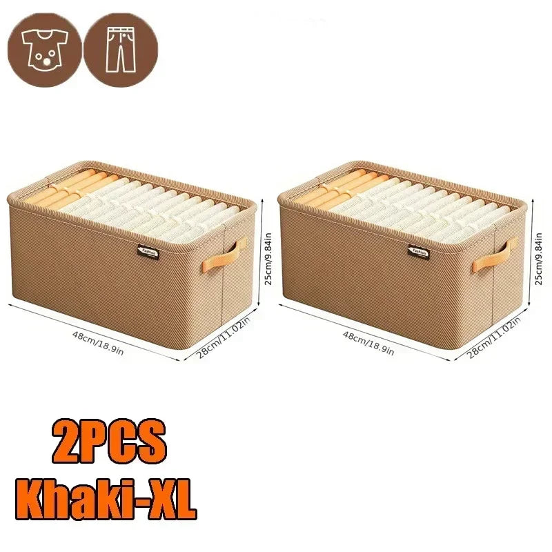 Thicken Clothes Organizer - Pants, Sweater and Jeans Storage Box for Wardrobe Drawers and Cabinets