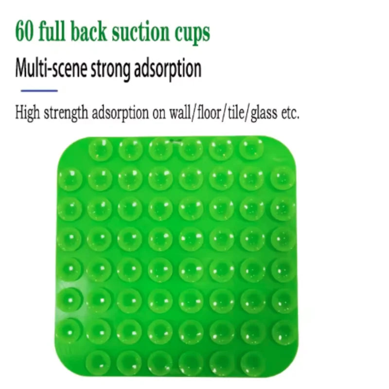Silicone Lick Mat for Dogs - Slow Feeder Plate with Suction for Bathing Distraction, Dog Training Feeder Supplies