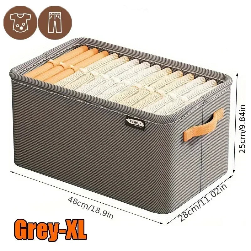 Thicken Clothes Organizer - Pants, Sweater and Jeans Storage Box for Wardrobe Drawers and Cabinets