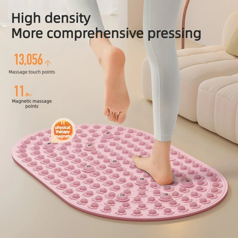 Foot Yoga Massage Acupressure Board Mat Anti-Fatigue Walk Stone Acupoint Portable Massage Tool for Walking