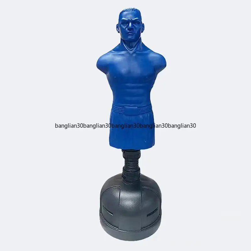 Silicone Boxing Dummy Punching Bag, Standing Rubber Taekwondo Fighting Bag for Household Use