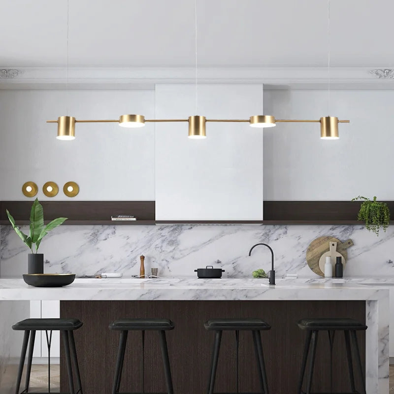 Modern Dimmable LED Ceiling Chandelier Hanging Light for Living Room, Dining Table & Kitchen