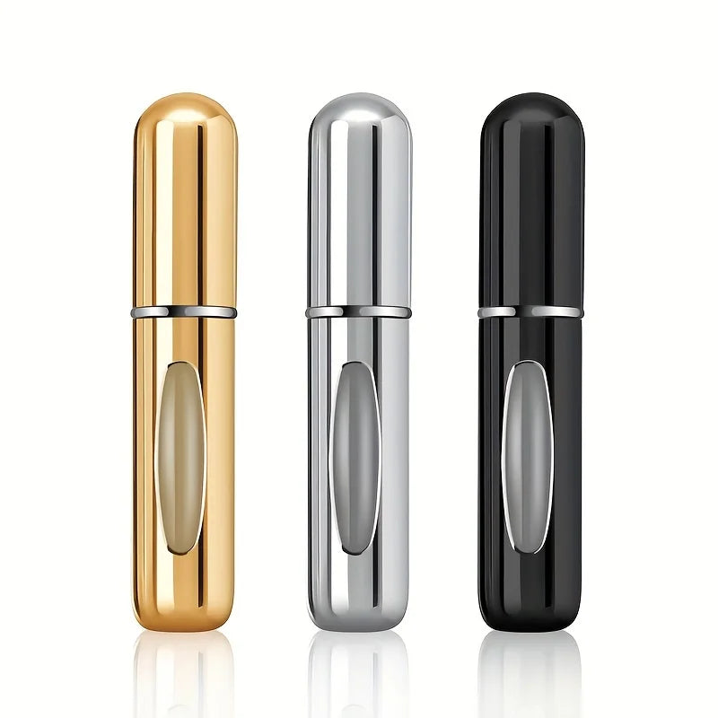 Mini Refillable Perfume Atomizer Aluminum Travel Portable Dispenser Rugged Case