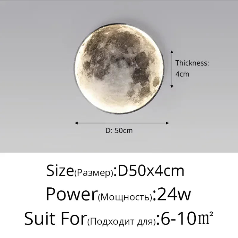Nordic Modern Lunar Wall Light - Interior Decoration Lamp
