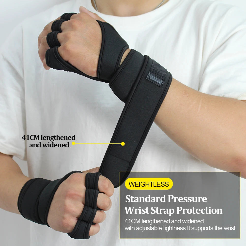 Training Sport Gloves for Men and Women - Workout Fitness Weightlifting Gym Gloves with Wrist and Palm Protection