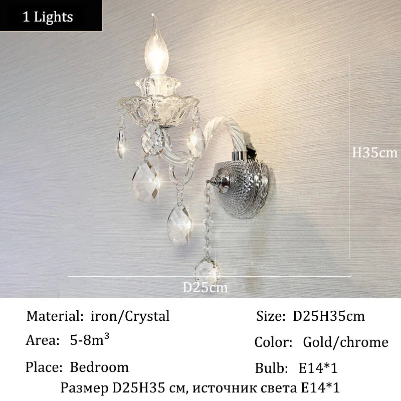 Luxury Home Crystal Chandelier Villa LED Ceiling Pendant Light for Living Room Hanging Fixture Decor
