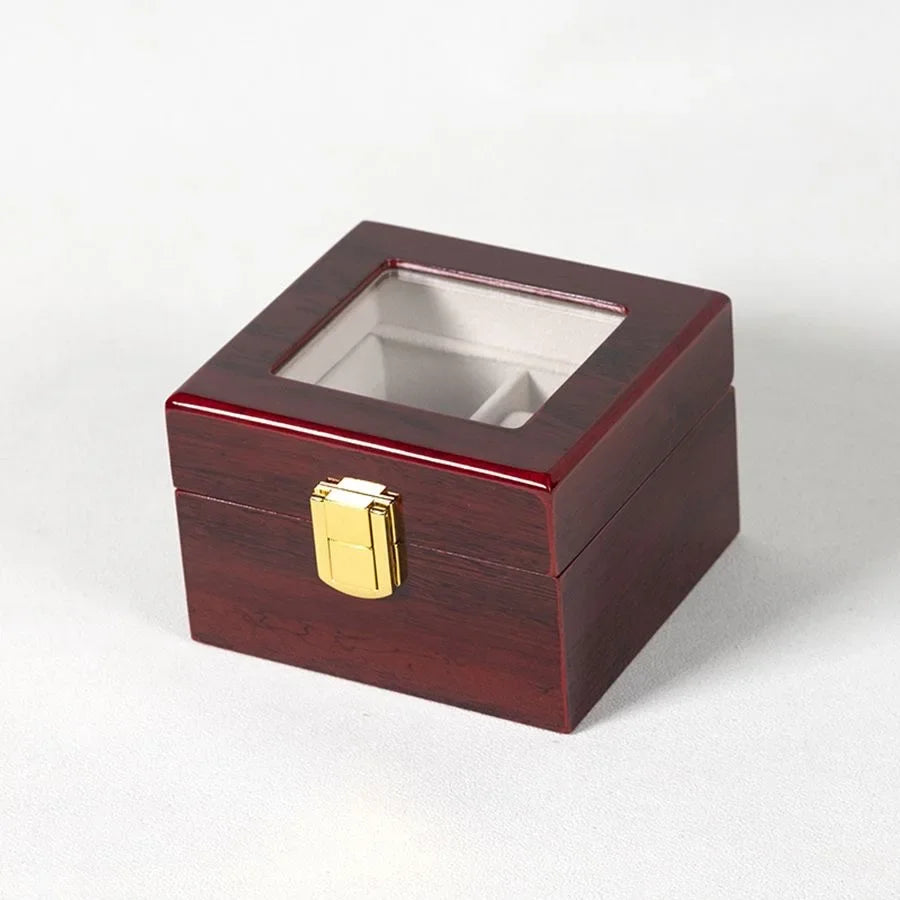 Wooden Watch Box - Eco-Friendly Multi-Slot Watch Storage Case and Travel Organizer, Gift Box for Men