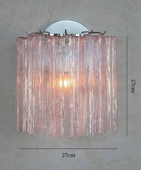 Art Deco Stained Glass Tube Chandelier for Dining Room Kitchen Island Lighting Home Decor Luxury Ceiling Pendant Lamp