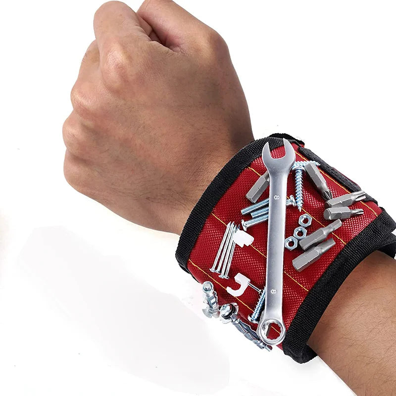 Magnetic Wristband for Holding Screws Nails & Drill Bits Wrist Tool Holder Belt with Strong Magnets Cool Gadget for Men & Women