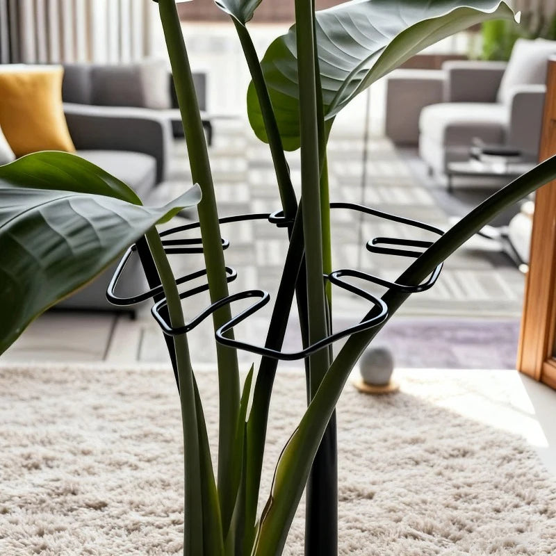 Plant Stem Support - Durable Metal Monstera Stabilizer and Climbing Plant Trainer for Garden Growth