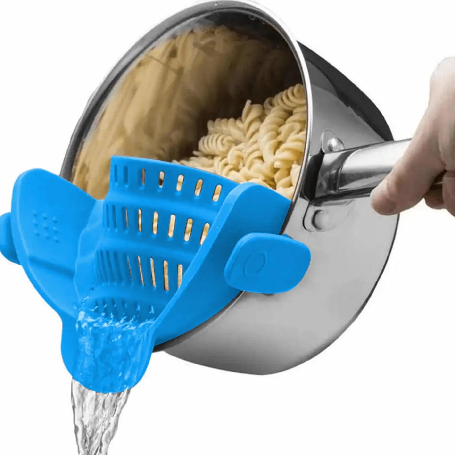 Adjustable Clip-On Pot Strainer for Pots, Pans and Bowls Kitchen Strainer