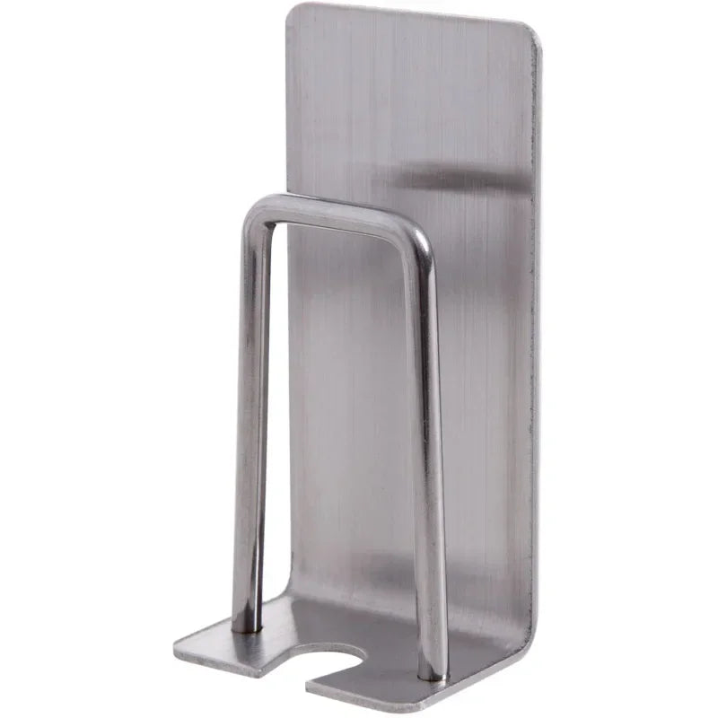 Stainless Steel Toothbrush Holder Shaver Cup Wall Mount Storage Rack Bathroom Accessories Set