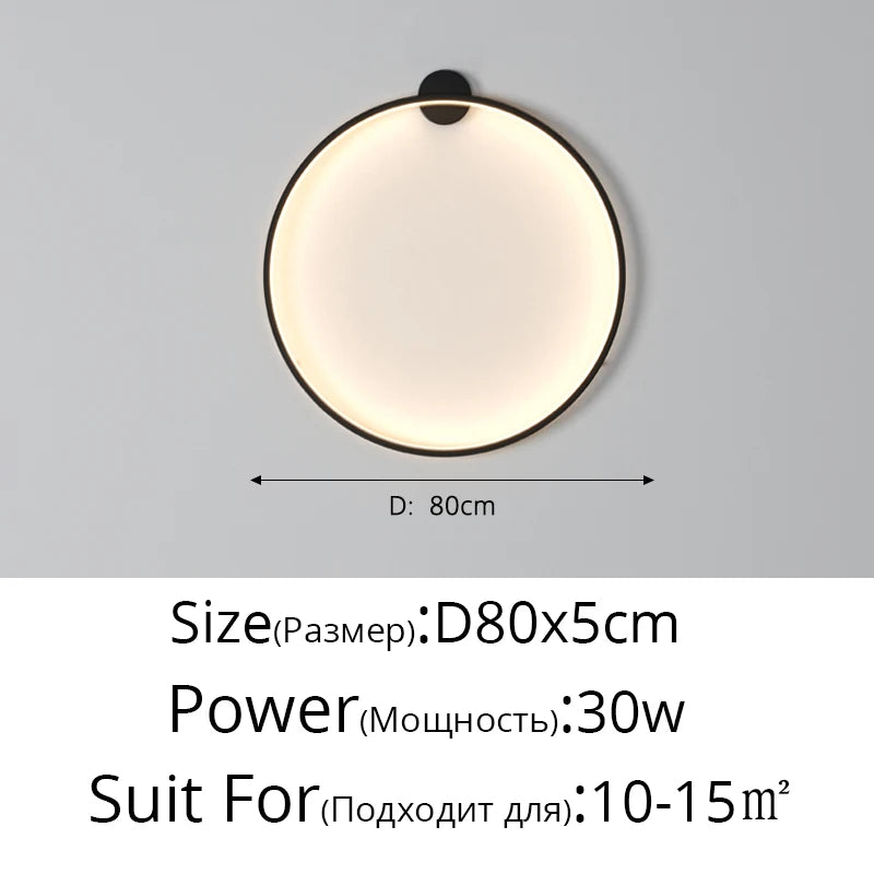 Moon LED Wall Light for Bedroom, Kids' Room, Foyer, Living Room, Coffee Bar & Hallway