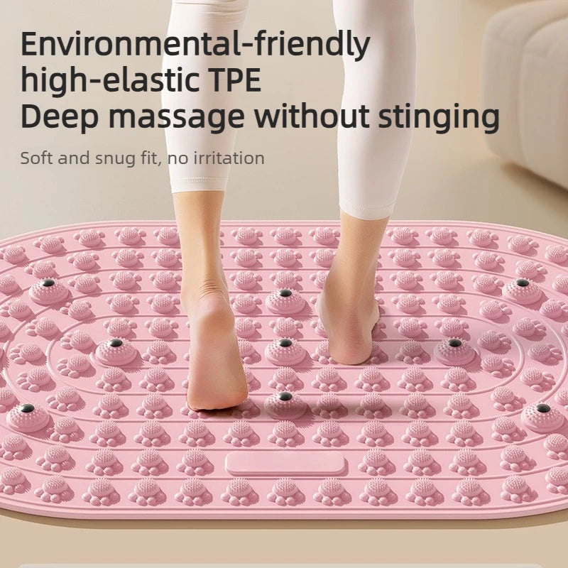Foot Yoga Massage Acupressure Board Mat Anti-Fatigue Walk Stone Acupoint Portable Massage Tool for Walking