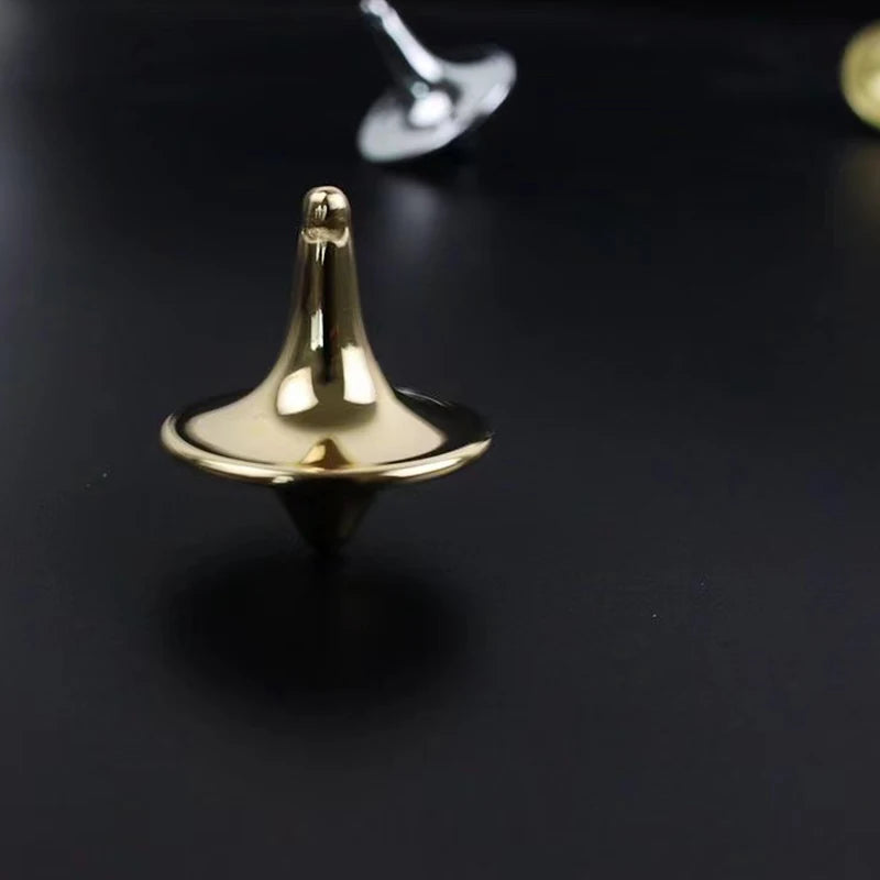 Metal Gyro Hand Spinning Top Movie Totem Fingertip Cyclone Gyroscope Antistress Fidget Toy for Children Gifts
