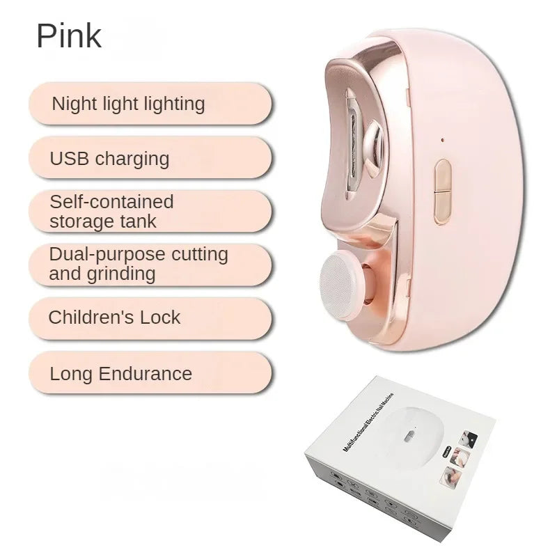 Electric Automatic Nail Clipper Manicure Nail Trimmer for Adults