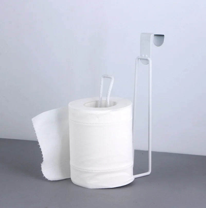 No-Drill Stainless Steel Toilet Paper Holder - Space-Saving Wall Mounted Bathroom Tissue Rack