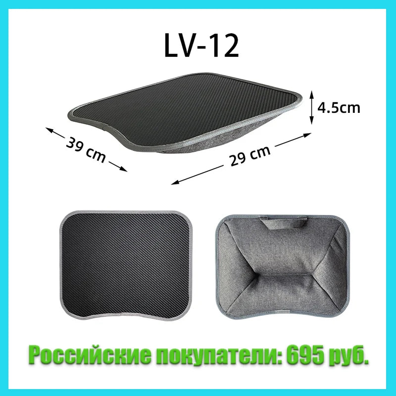 MUMUCC Multifunctional Laptop Desk with Cushion, Foam Particle Pillow Table & Hard Mouse Pad