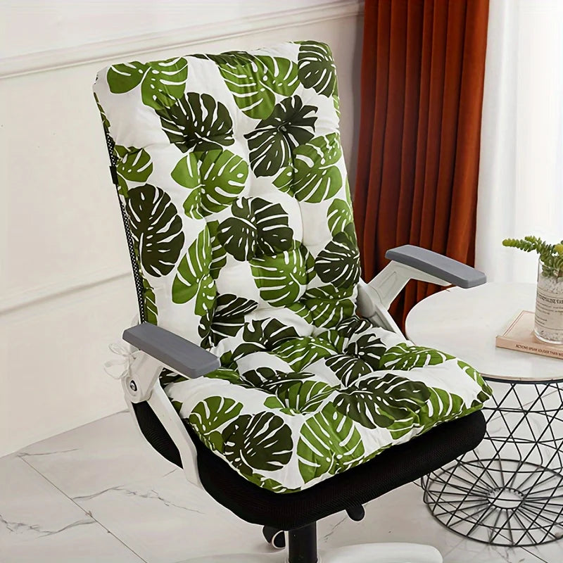 Ergonomic Office Chair Cushion with Integrated Backrest Support for Home & Car Seats