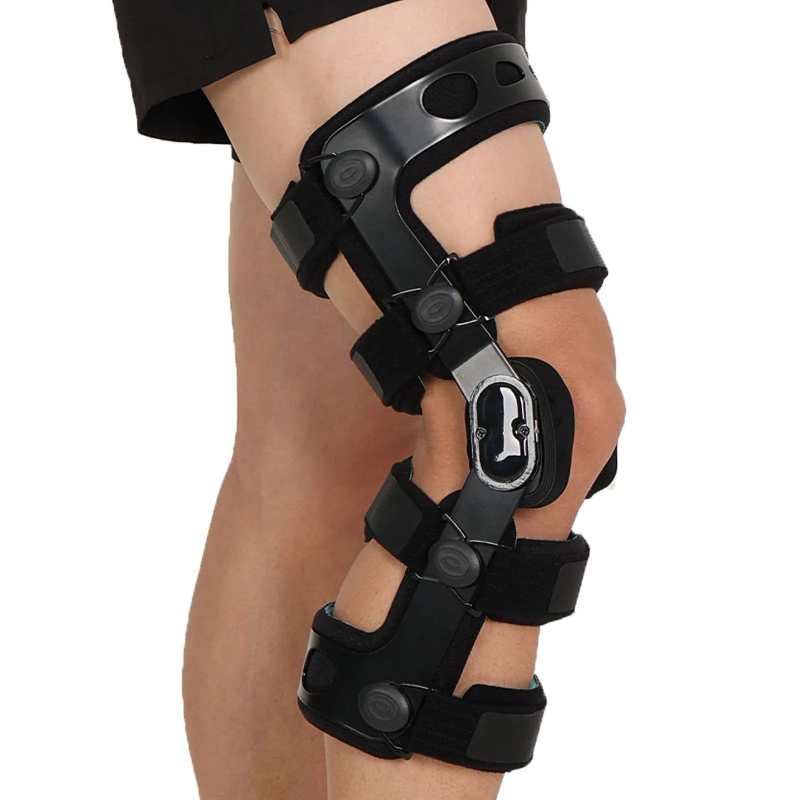 Functional ACL Knee Brace with Dual Hinges, Medial & Lateral Collateral Ligament Support for Injury Prevention & Recovery