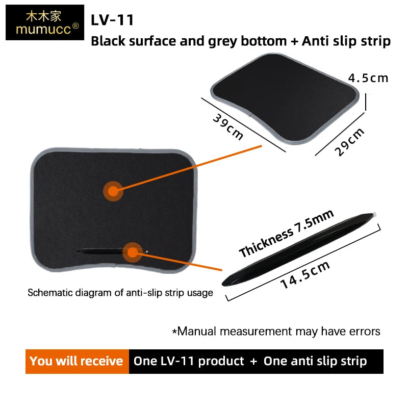 MUMUCC Multifunctional Laptop Desk with Cushion, Foam Particle Pillow Table & Hard Mouse Pad