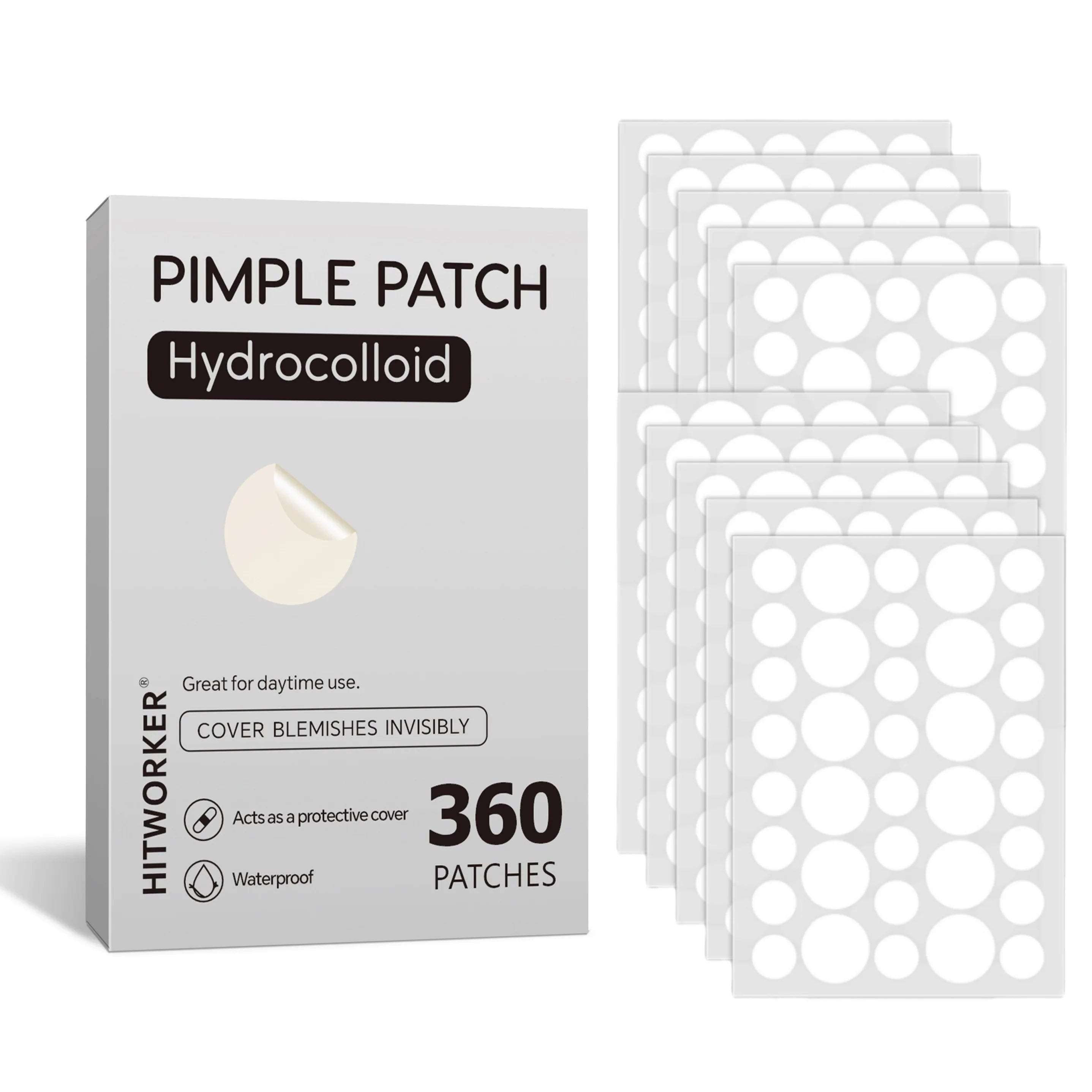 Invisible Face Acne Patches Pimple Spot Stickers Anti-Inflammatory Healing Absorbing Skin Care