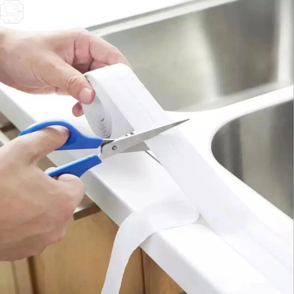 Bathroom Waterproof Wall Stickers Sealing Tape PVC Adhesive Sealing Strips Sink Edge Tape Kitchen Bathroom Accessories