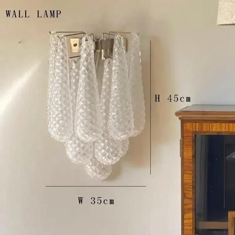 Vintage Nordic Glass Ceiling Chandelier - Luxury LED Hanging Lamp for Living Room, Dining Table and Home Decoration