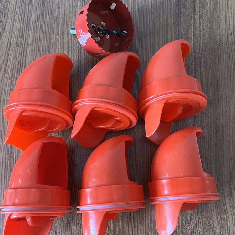 Automatic Gravity Chicken Feeder, DIY Rainproof Poultry Feeder for Chicken & Duck Farms