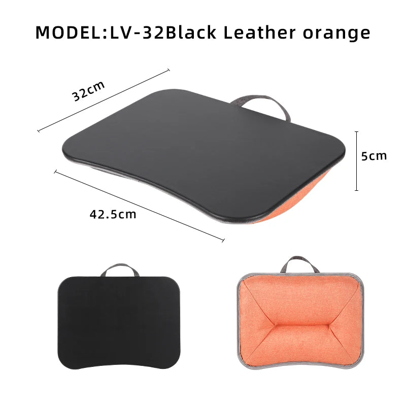 MUMUCC Multifunctional Laptop Desk with Cushion, Foam Particle Pillow Table & Hard Mouse Pad