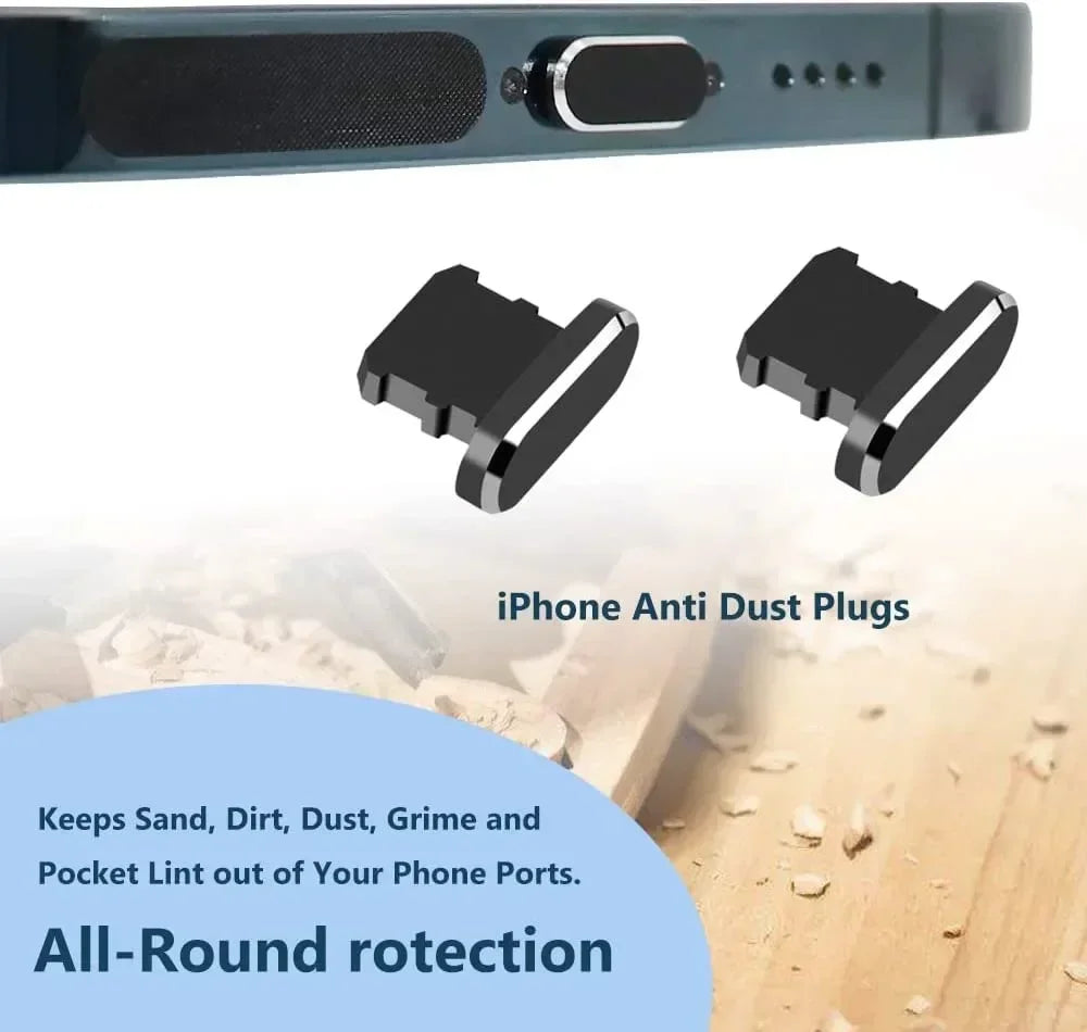 Mobile Phone Charging Port & Speaker Cleaning Kit Dust Plug Brush for iPhone 16/15/14 Earphones Samsung Xiaomi